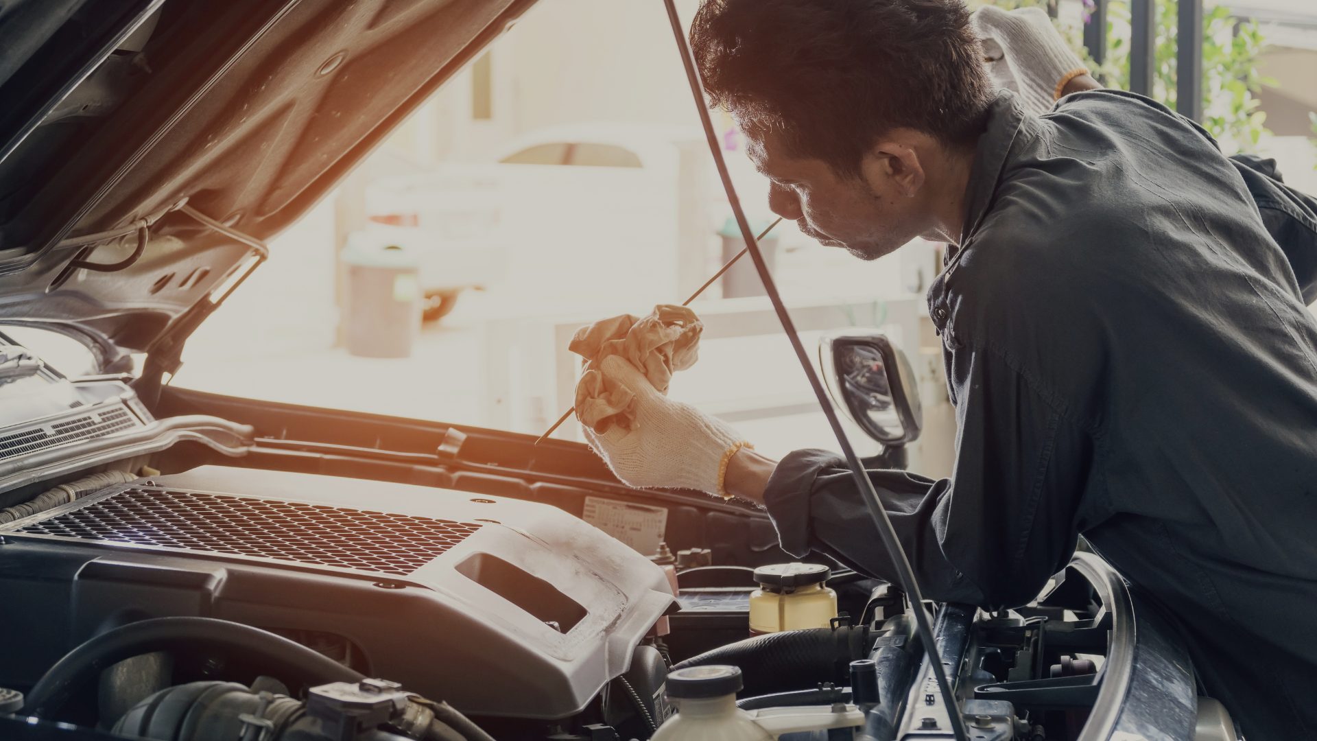 Car servicing at A & B Motors